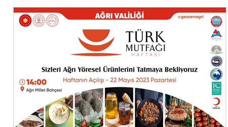 Türk Mutfağı Haftası, Yöresel İkramlarla Başlayacak