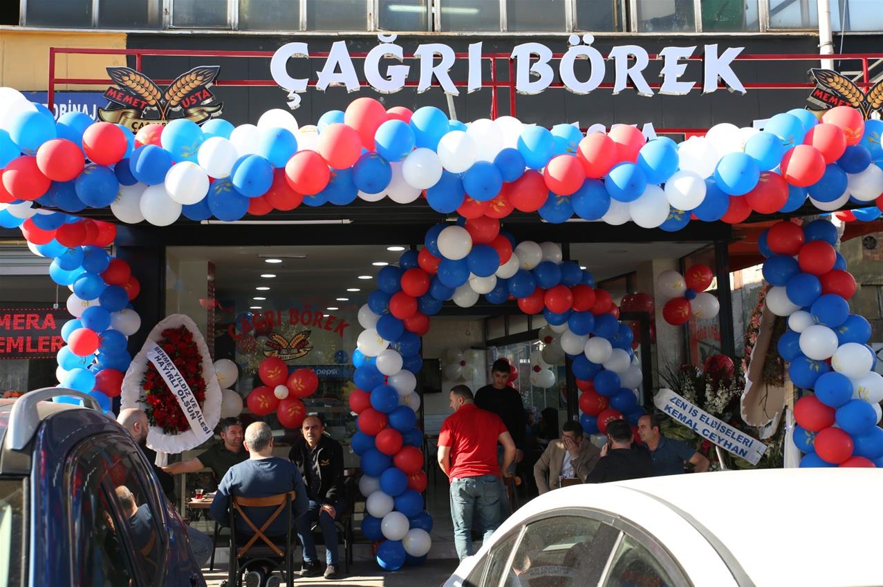 MEHMET CEYHAN ÇAĞRI BÖREK 5 ŞUBESİNİ AÇTI.