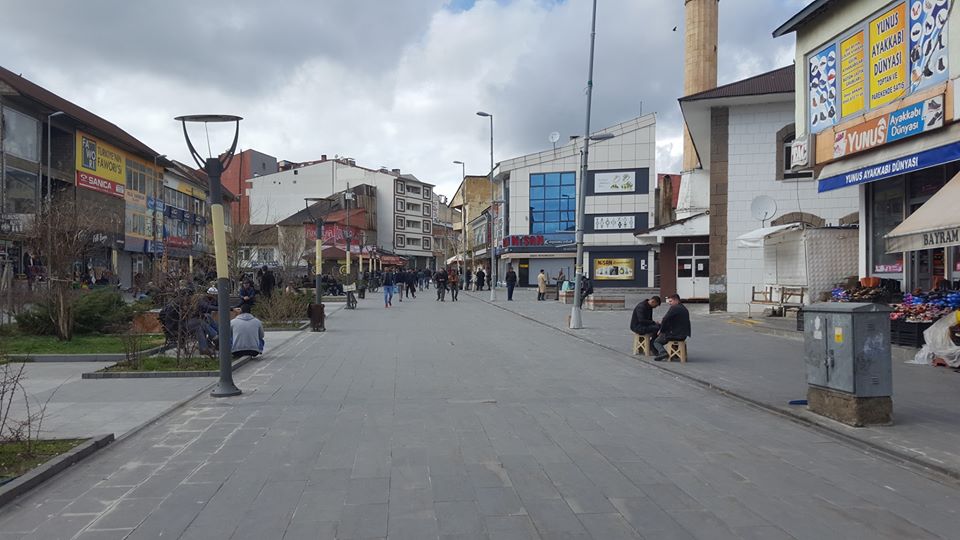 Ağrı ilimizde cadde ve sokaklar doldu taştı.