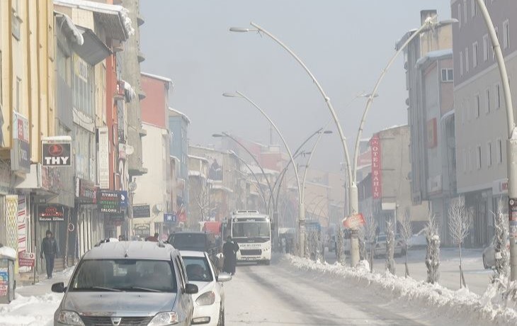 Ağrı'da Dondurucu Soğuklar Ağrı'da Hava Eksi 35 Derece