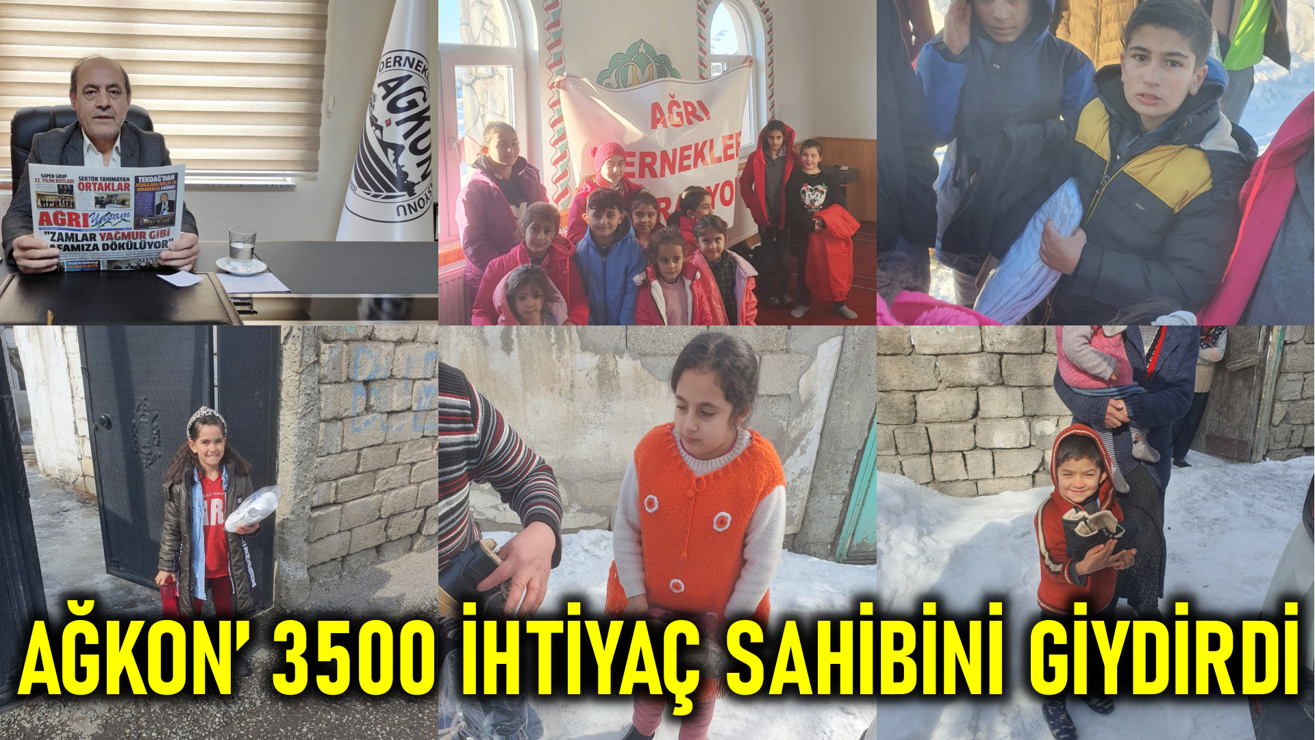 AĞKON’ 3500 ihtiyaç sahibini giydirdi