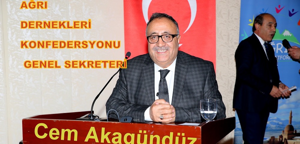 CEM AKAGÜNDÜZ : AĞRI VE AĞRILI İÇİN HAYATIMIZI VAKFEDİYORUZ.