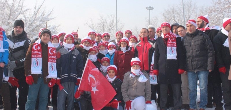 Gençlik ve Spor Bakanlığı tarafından organize edilen, “Sarıkamış Şehitlerini Anma Yürüyüşü” 