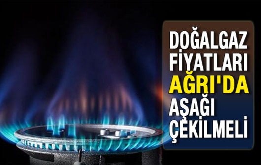 Doğalgaz Fiyatları Ağrı'da Aşağı Çekilmeli