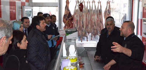 Ağrı Belediyesi Kaçak Et denetimi yaptı