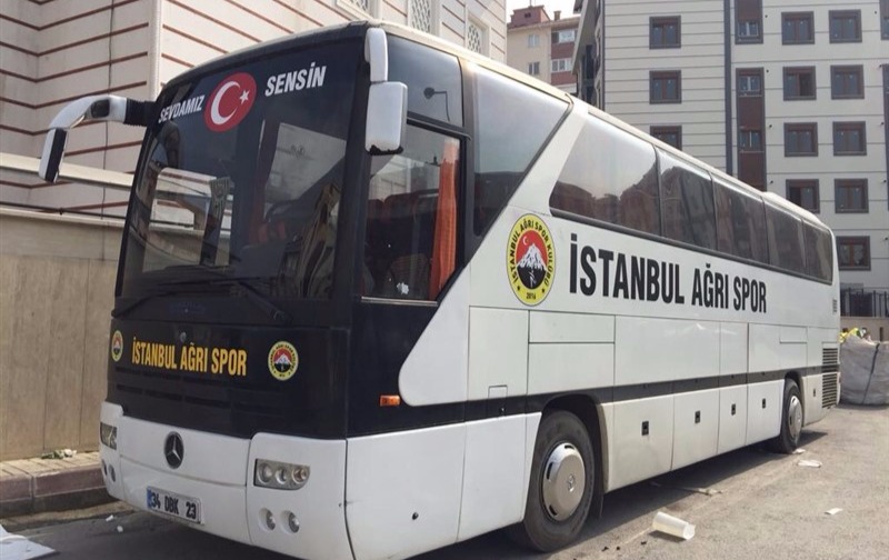 İstanbul Ağrıspor Otobüsüne Kavuştu