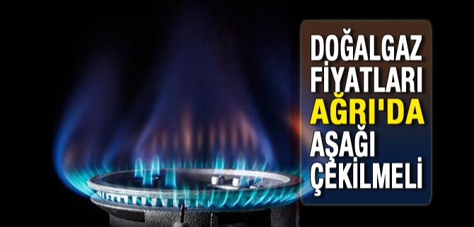 Doğalgaz Fiyatları Ağrı'da Aşağı Çekilmeli