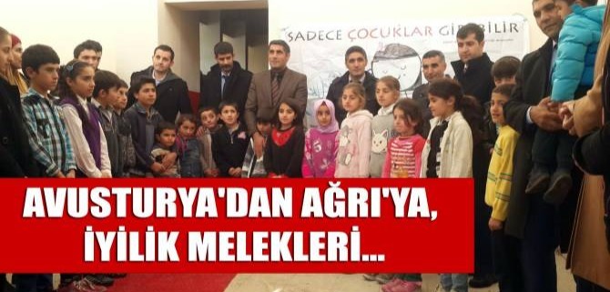 AVUSRALYA’DAN AĞRI’YA, İYİLİK MELEKLERİ..