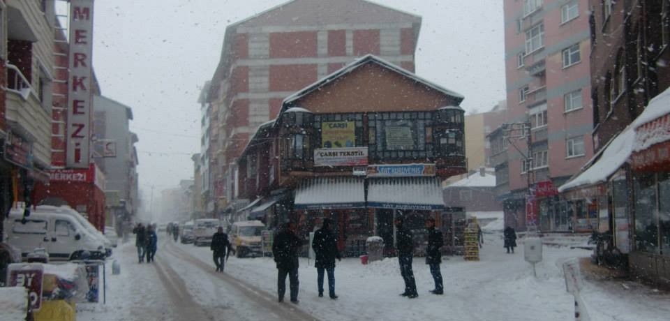 Doğu Anadolu Bölgesindeki illerde dün gece başlayan kar yağışı