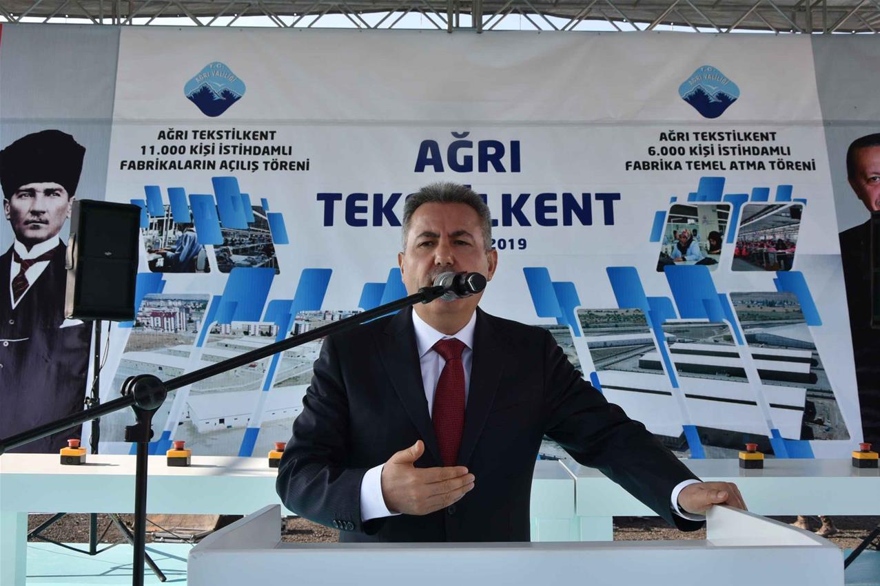 Ağrı Doğu ve Güneydoğu’da Tekstilde Üretim Merkezi Olacak.