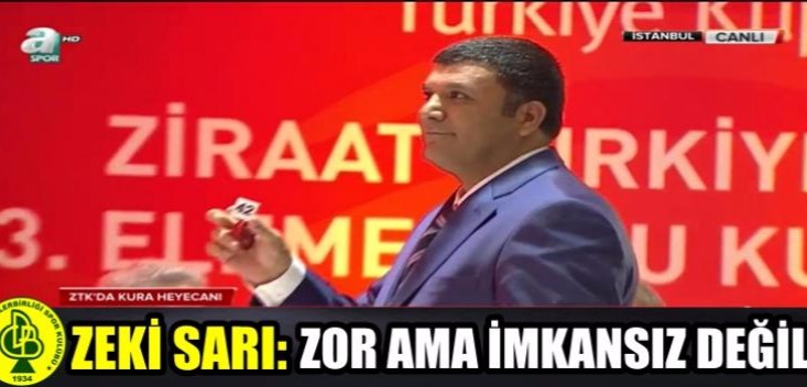 ‘Zor ama imkansız değil’