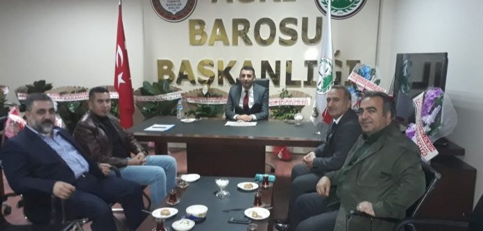 Baro Başkanı Aydın’a, Başkan Cem Köseoğlu’ndan Ziyaret