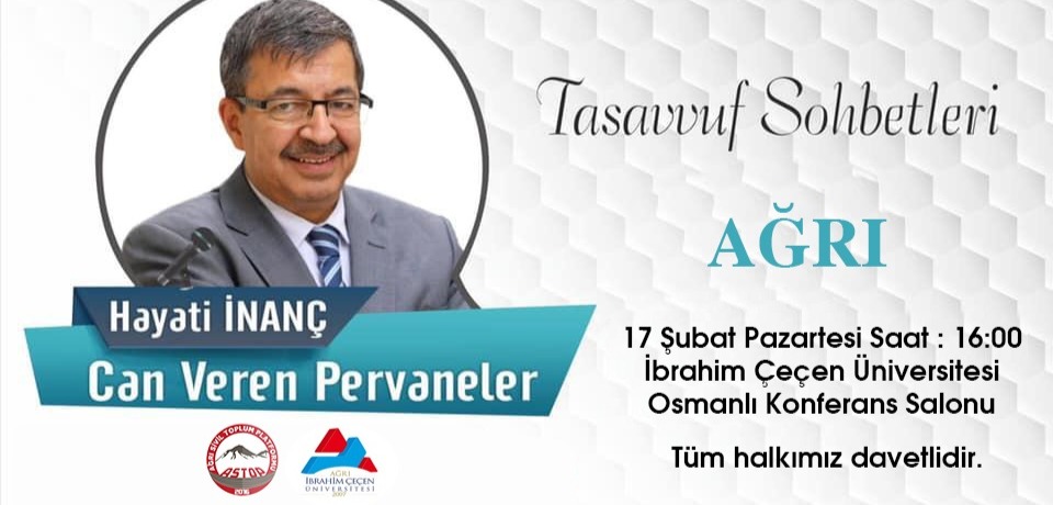 Hayati İnanç, Ağrı’da Canveren Pervaneleri Anlatacak