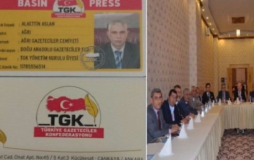 ALAETTİN ASLAN TÜRKİYE GAZETECİLER KONFEDERASYONU YÖNETİM KURULUNA SEÇİLDİ.