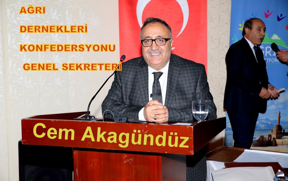 CEM AKAGÜNDÜZ : AĞRI VE AĞRILI İÇİN HAYATIMIZI VAKFEDİYORUZ.