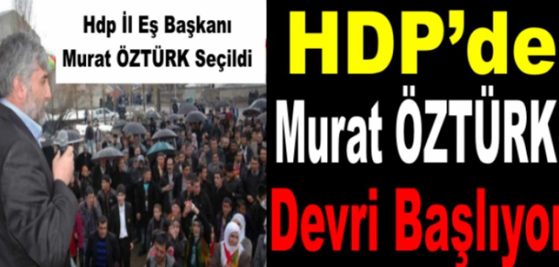 HDP Ağrı İl Başkanlığı 3. Olağan Kongreside İl Başkanı Murat Öztürk Seçildi.