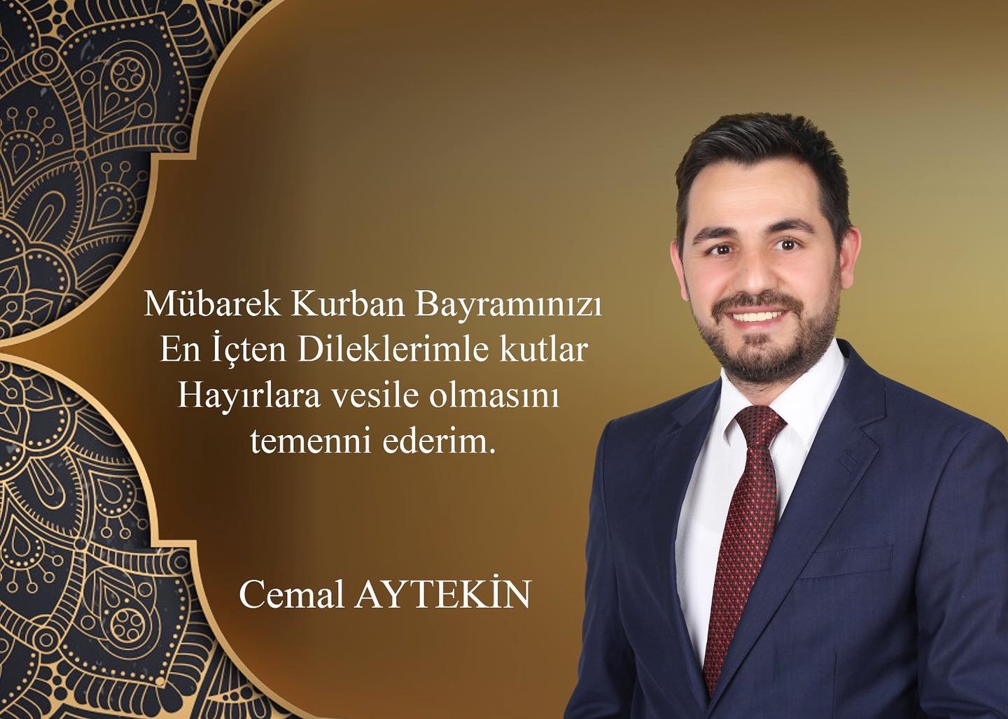 MÜBAREK KURBAN BAYRAMINIZI EN KALBİ DUYGULARIMLA KUTLAR