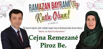 Ramazan Bayramı’nız Kutlu Olsun! CEJNA REMEZANÊ PîROZ BE.