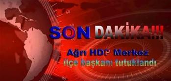 AĞRI’DA HDP MERKEZ İLÇE BAŞKANI VE 2 KİŞİ TUTUKLANDI