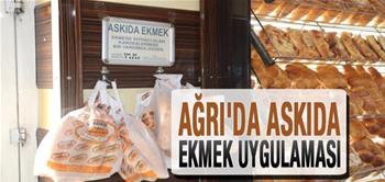 Ağrı'da Askıda Ekmek Uygulaması